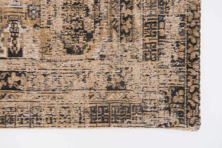 tapijt Louis De Poortere CA 8720 Antiquarian Antique Hadschlu Agha Old Gold corner