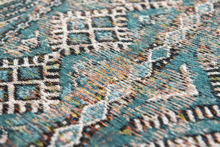 Louis De Poortere tapijt CA 9110 Antiquarian Kilim Zemmuri Blue zoom 1