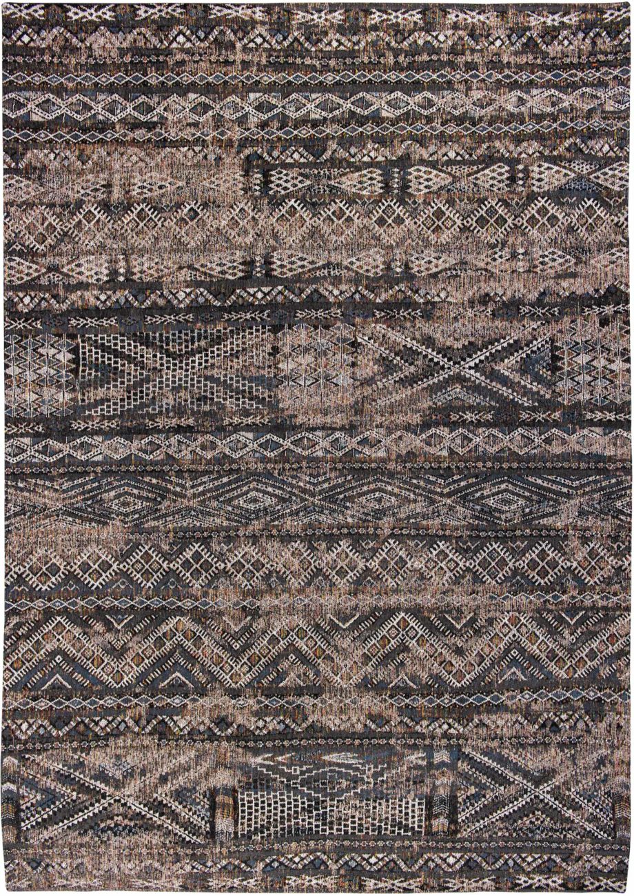 Louis De Poortere tapijt CA 9113 Antiquarian Kilim Black Rabat