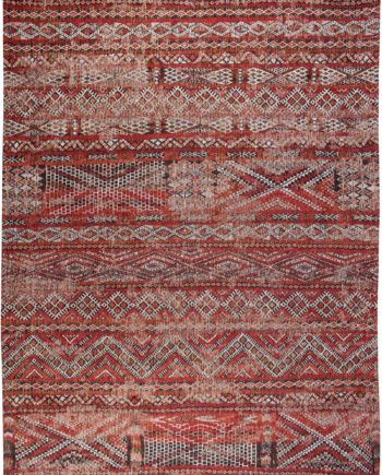 Louis De Poortere tapijt CA 9115 Antiquarian Kilim Fez Red