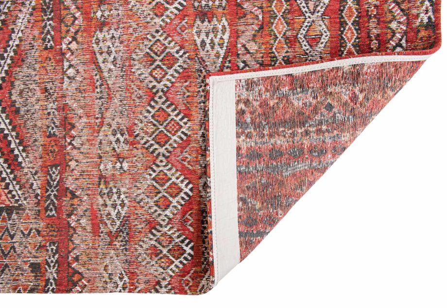 Louis De Poortere tapijt CA 9115 Antiquarian Kilim Fez Red back