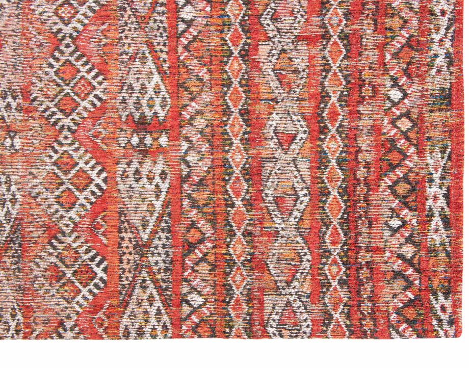 Louis De Poortere tapijt CA 9115 Antiquarian Kilim Fez Red corner