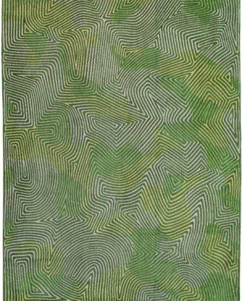 Louis De Poortere tapijt CA 9231 Meditation Coral Tropical Green