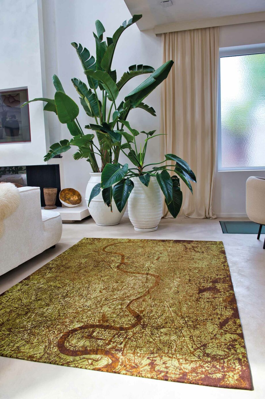 Louis De Poortere tapijt Cities London 9320 Green Meadows interior 1
