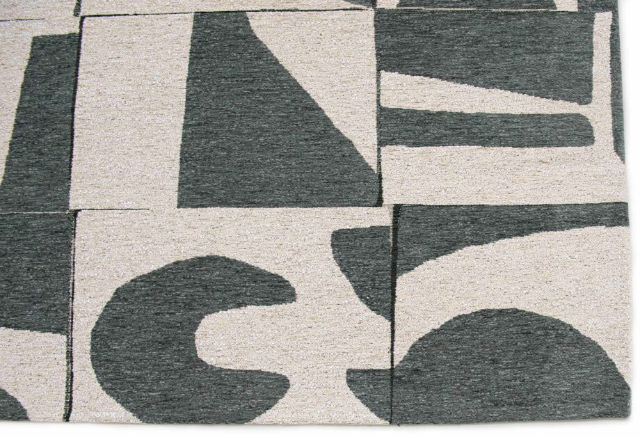 Louis De Poortere tapijt Craft Papercut 9361 Sea Spray corner