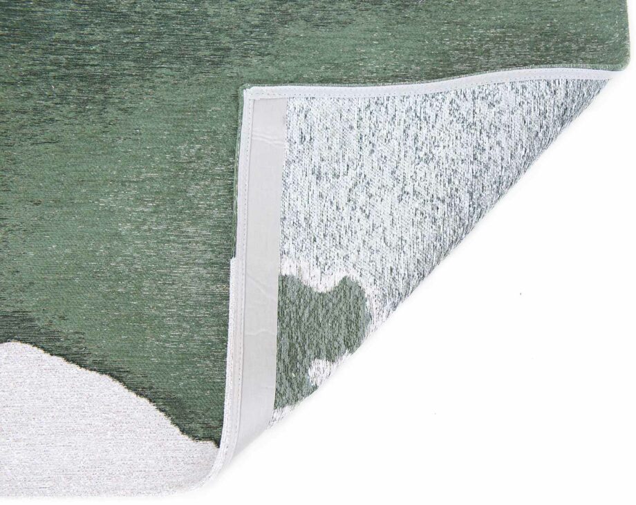 Louis De Poortere tapijt Meditation Lagoon 9331 Palm Green back