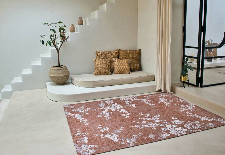 Louis De Poortere tapijt Sakura 9371 Copper Pink interior 2